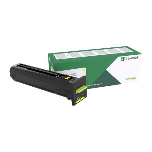 Picture of Lexm 72K60Y0 Yellow Toner