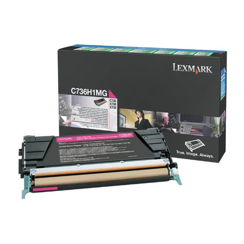 Picture of Lexmark C736 Magenta High Yield Toner