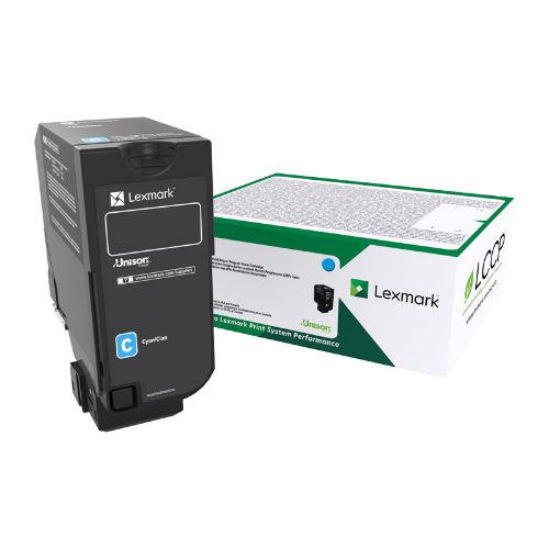 Picture of Lexm 74C60C0 Cyan Toner