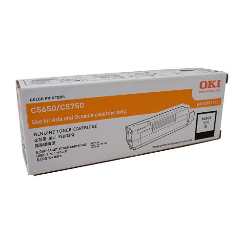 Picture of Oki C5650 Black Toner