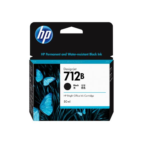 Picture of HP #712B 80ml Black Ink 3ED29A