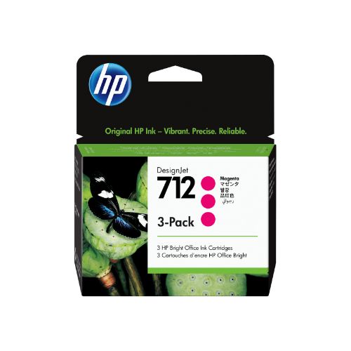 Picture of HP #712 29ml Magenta 3 Pk 3ED78A