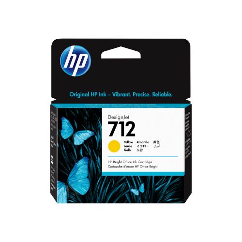 Picture of HP #712 29ml Yellow Ink 3ED69A