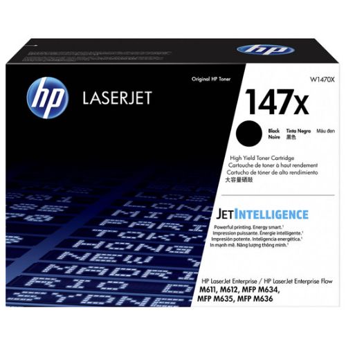 Picture of HP #147X Black Toner W1470X