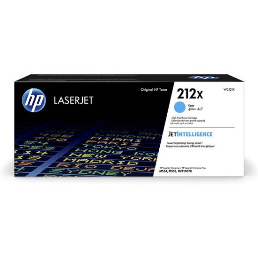 Picture of HP #212X Cyan Toner W2121X